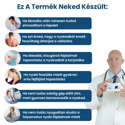 PulseNeck - Gyengéd Nyakmasszírozó
