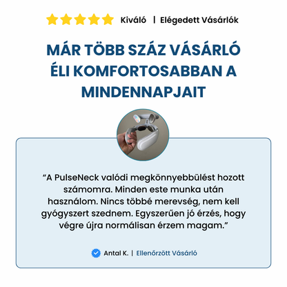 PulseNeck - Gyengéd Nyakmasszírozó